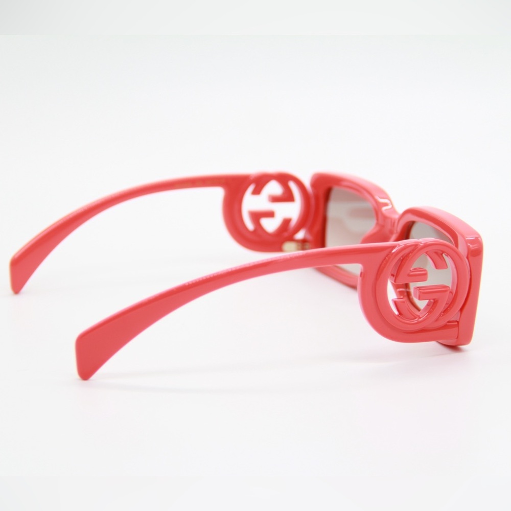 NEW GUCCI GG1325S 005 SQUARE RED WOMEN SUNGLASSES GUCCI - Picture 8 of 15